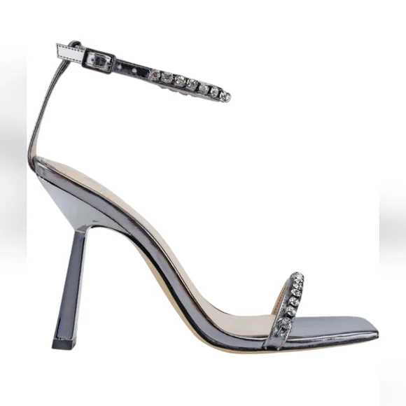 Marc Fisher Karima Ankle Strap Sandal Size: 7 Color: Pewter New💞 - Picture 2 of 7
